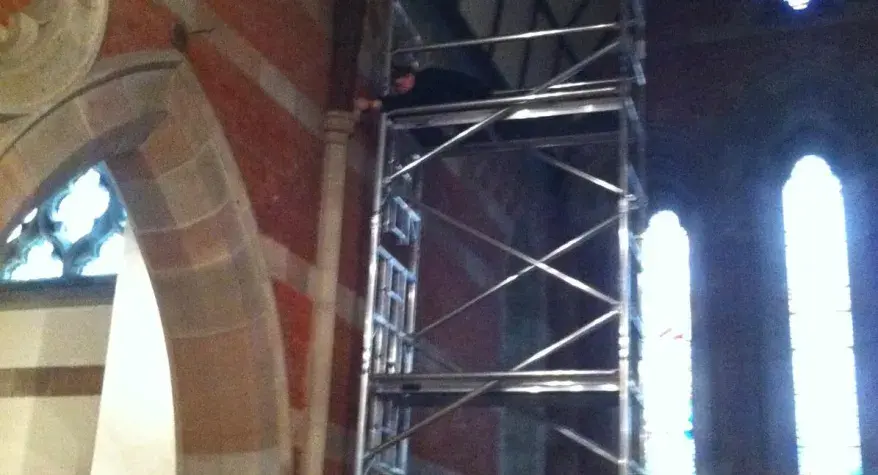 Lighting Installation in Historic Church by NJM Electrical, Bromsgrove